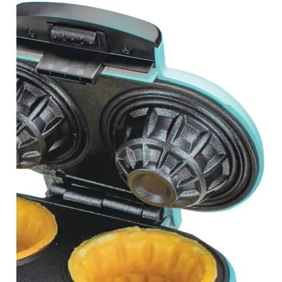 Brentwood Blue Double Waffle Bowl Maker {6}