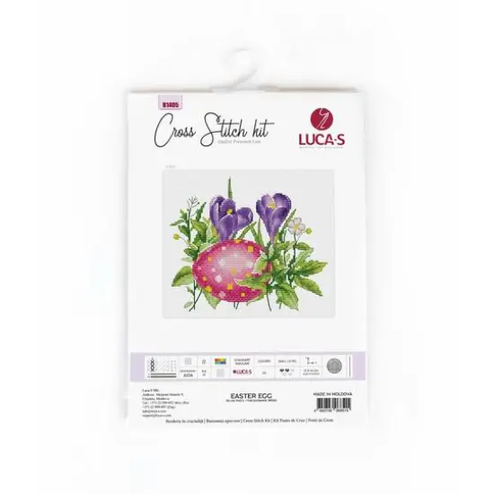 Luca-S Easter Egg Counted Cross Stitch Kit {3}