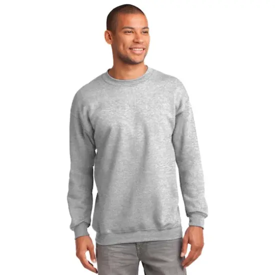 Port & Company&reg; Essential Fleece Crewneck Sweatshirt Ash {4}
