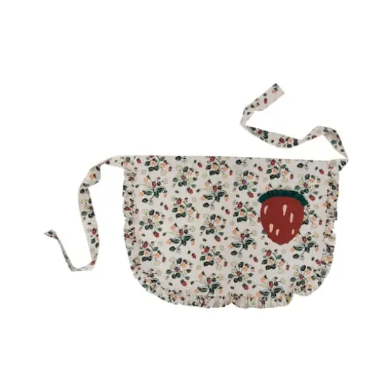 Hello Honey&reg; Cotton Half Apron with Strawberry-Shaped Pocket {7}