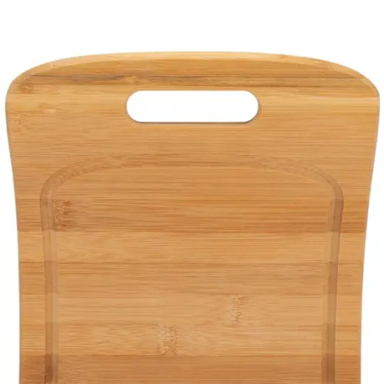 Kitchen Details Large Curved Bamboo Cutting Board {3}