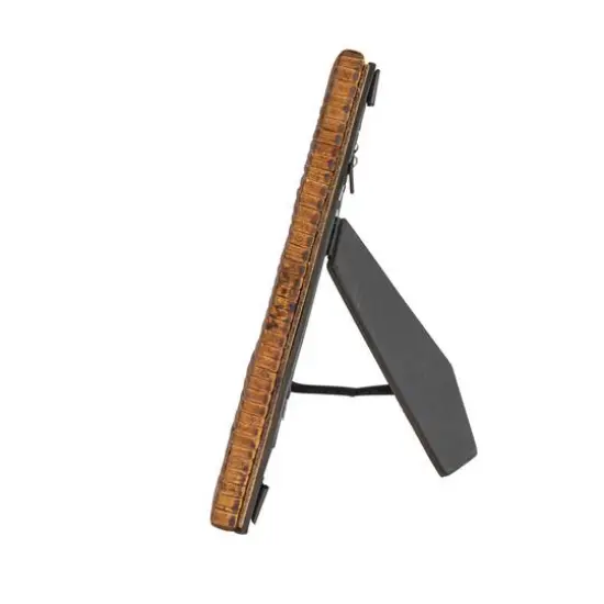 Hello Honey&reg; Natural Stained Handwoven Rattan Photo Frame {6}