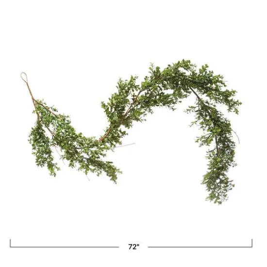 Hello Honey&reg; 6ft. Faux Boxwood Garland {5}