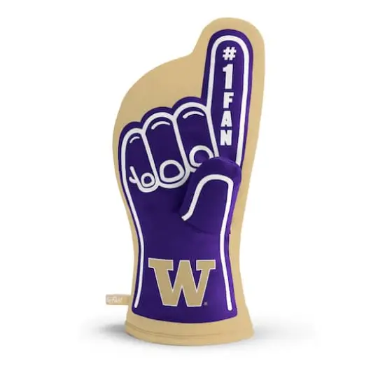 Quilted No.1 Oven Mitt Washington Huskies {1}