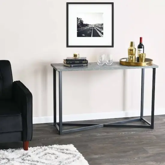 Household Essentials Jamestown 30" Console Table Gray {4}