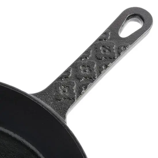 Spice by Tia Mowry Savory Saffron 8" Preseasoned Cast Iron Skillet {3}