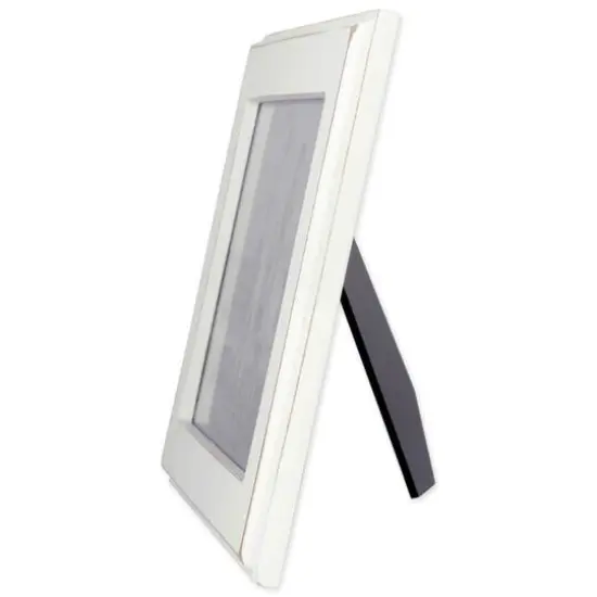 DII&reg; Vintage White Shiplap 5" x 7" Picture Frame {3}