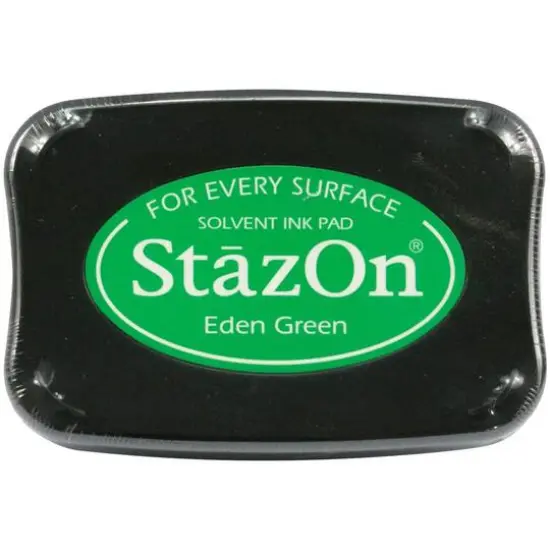 StazOn&reg; Solvent Ink Pad Eden Green {2}