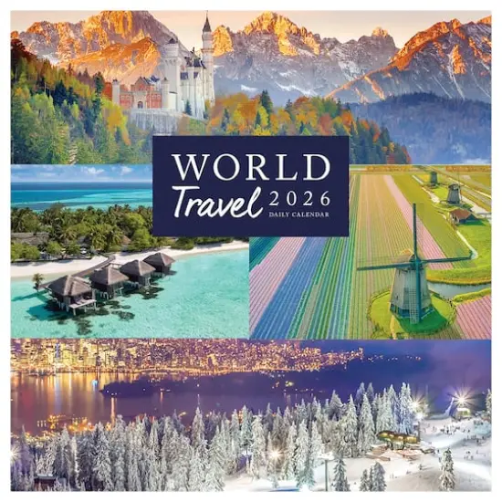 2026 World Travel Daily Desktop Calendar {5}