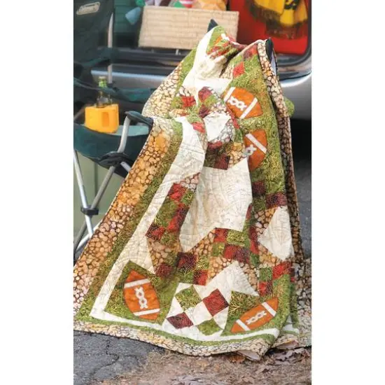 Leisure Arts&reg; Touchdown Quilt Pattern {5}