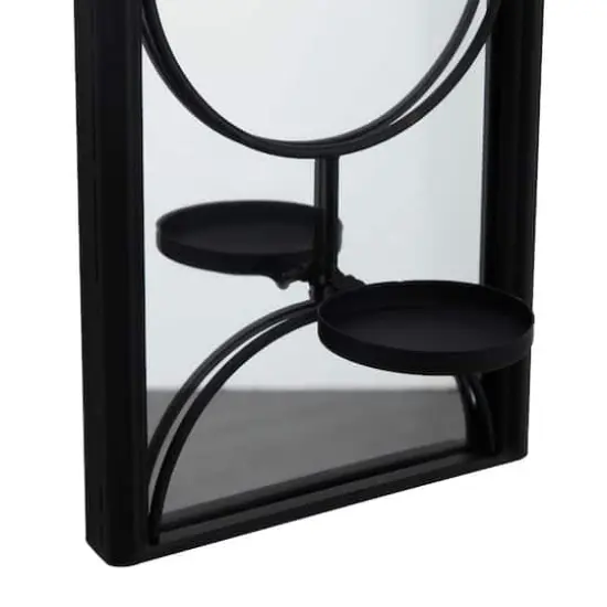 CosmoLiving by Cosmopolitan Black Metal Modern Wall Sconce {5}