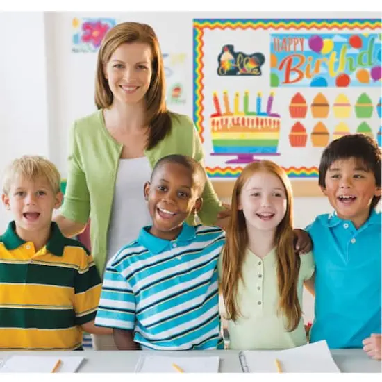 Trend Enterprises&reg; Rainbow Birthday Wipe Off&reg; Learning Set {3}