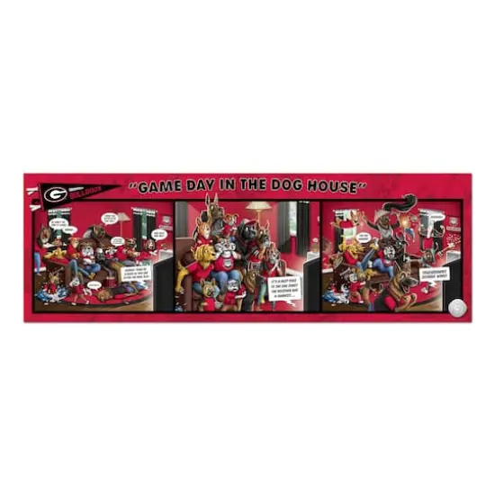College Game Day in the Dog House 1,000 Piece Puzzle Georgia Bulldogs {5}
