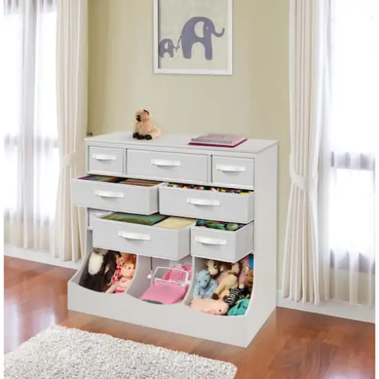 Badger Basket White Baskets & Bins Storage Station {3}