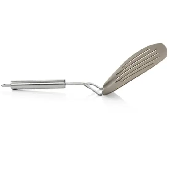 Martha Stewart Taupe Nylon Wide Slotted Pancake Turner {6}