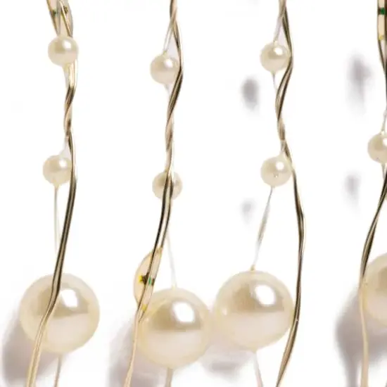 40ct. Warm White Pearl LED String Lights by Ashland&reg; {4}