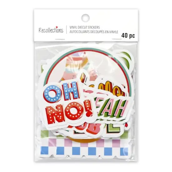Vinyl Diecut Sayings & Phrases Sticker Set by Recollections&trade; {5}