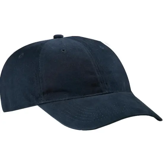 Port & Company&reg; Brushed Twill Low Profile Cap Navy {4}