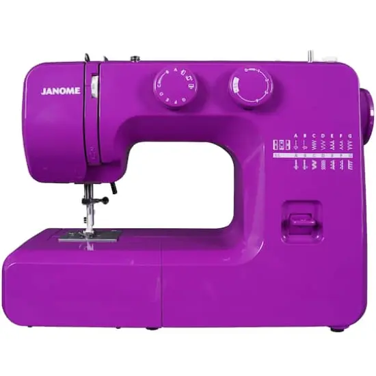 Janome Purple Majesty Easy-to-Use Sewing Machine {1}
