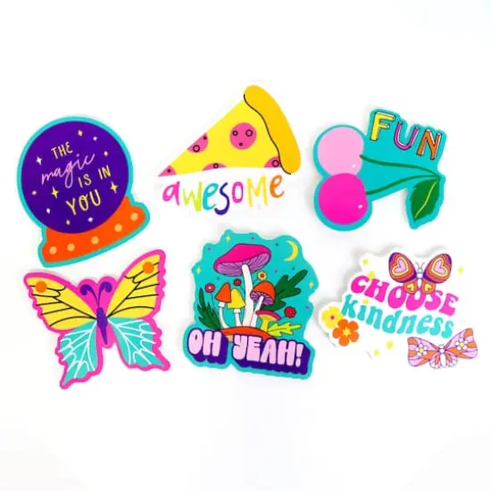 Groovy Dino Vinyl Die Cut Stickers by Recollections&trade; {4}