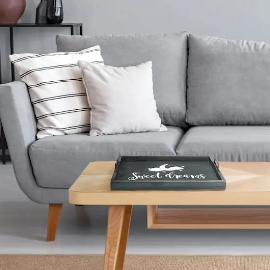 Elegant Designs&trade; 15.5" Sweet Dreams Serving Tray with Handles {5}