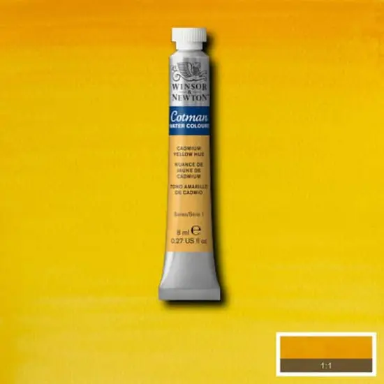 Winsor & Newton&reg; Cotman&reg; Watercolor, 8mL Cadmium Yellow Hue {7}