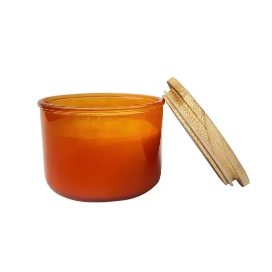 13.5oz. 3 Wick Scented Jar Candle by Ashland&reg; Pumpkin Glaze {3}