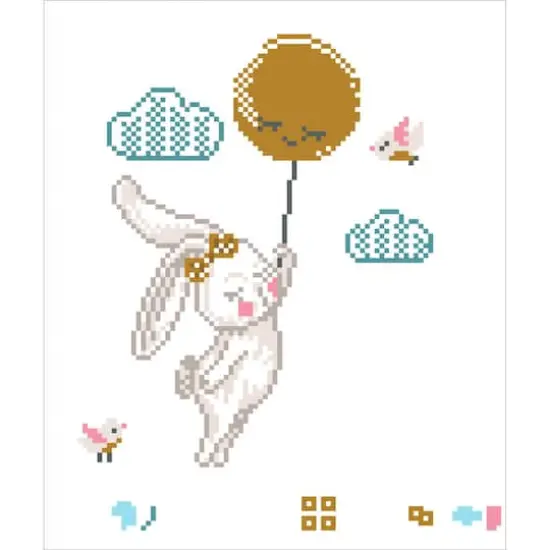 Diamond Dotz&reg; Intermediate To the Moon & Back Diamond Painting Kit {3}