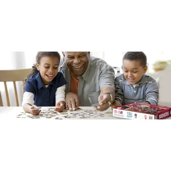 College Football Purebred Fans A Real Nailbiter 500 Piece Puzzle Oklahoma Sooners {4}