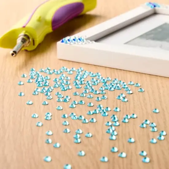 SS20 Glass Flatback Rhinestones by Bead Landing&trade; Aquamarine {5}