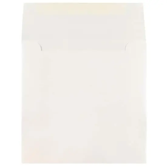 JAM Paper 6" x 6" Square Metallic Invitation Envelopes, 50ct. Opal Stardream {4}