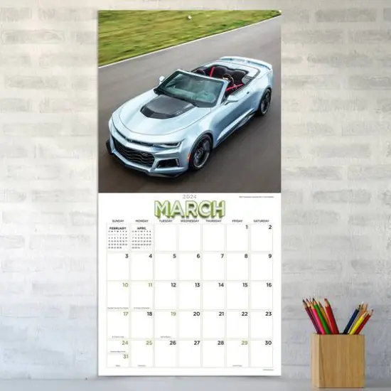 TF Publishing 2024 Camaro Wall Calendar {5}