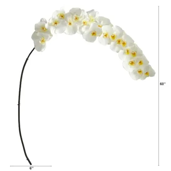 5ft. Large Phalaenopsis Orchid Artificial Flower (Set of 2) {3}