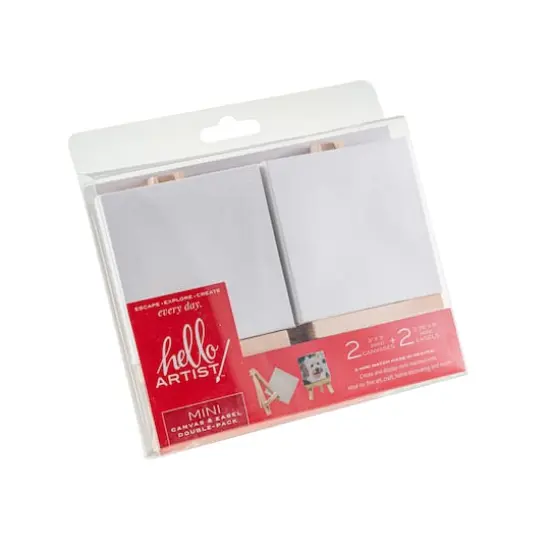 Hello, Artist! Mini Canvas With Easel Party Pack, 4ct. {14}