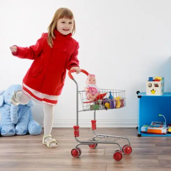 Toy Time Pretend Play Shopping Cart {6}