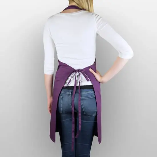 DII&reg; Chino Chef Apron Eggplant {6}