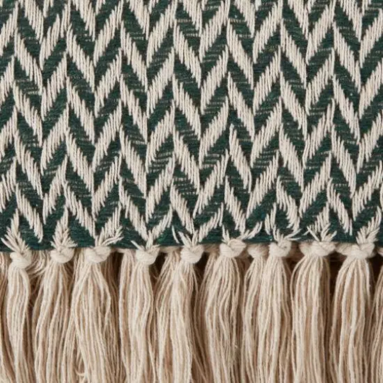DII&reg; Zig-Zag Throw Hunter Green {5}