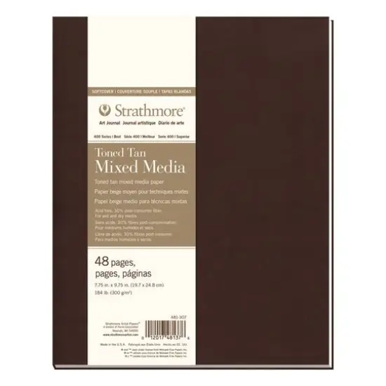 Strathmore&reg; 400 Series Softcover Toned Tan Mixed Media Art Journal {1}