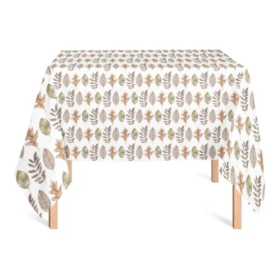 58" Fall Leaf Pattern Tablecloth {3}