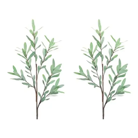 39" Olive Leaf Twig Branches, 2ct. {1}