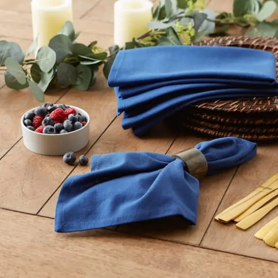 DII&reg; Oversized Napkin, 6ct. Navy {6}