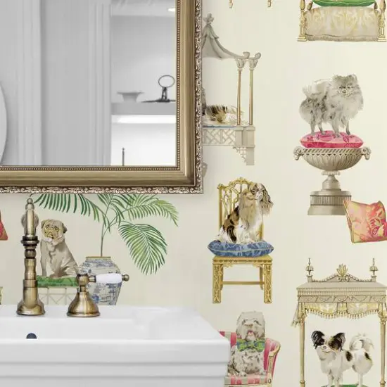 Surface Style Best in Show Peel & Stick Wallpaper Gardenia {6}