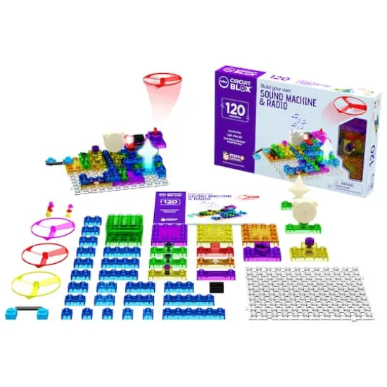 E-Blox&reg; Circuit Blox&trade; 120 Project Circuit Board Building Block Set, 49 Pieces {1}