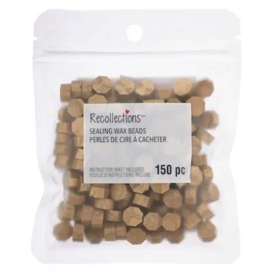 Sealing Wax Beads by Recollections&trade; Gold {4}