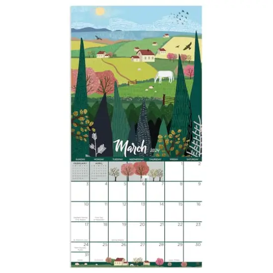 TF Publishing 2024 Folk Love Mini Calendar {4}