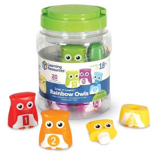 Learning Resources Snap-n-Learn Rainbow Owls {1}