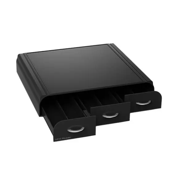Mind Reader Black 36 Capacity 'Anchor' Triple Drawer Single Serve Coffee Pod Holder {11}