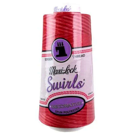 A&E Maxi-Lock Swirls&reg; Polyester Thread, 3000yd. Foresty Mint {2}