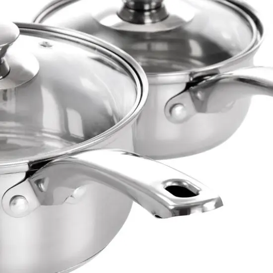 Gibson Home&reg; Anston 7-Piece Silver Stainless Steel Cookware Set {8}
