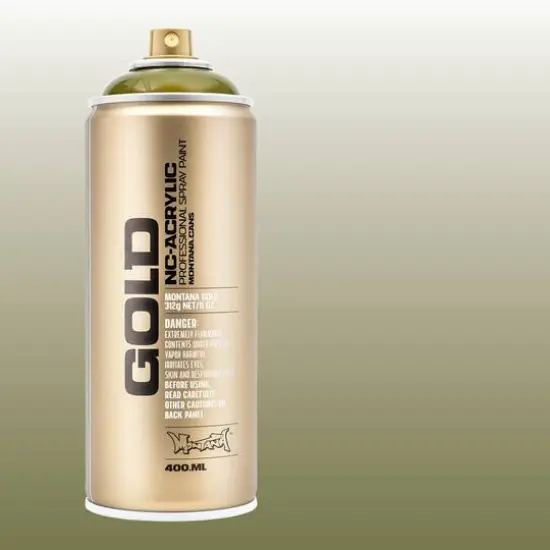 Montana™ Cans GOLD Transparent Spray Paint, 400mL T6340 Transparent Olive Green {4}